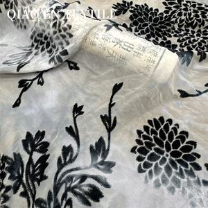 Estilo chino tendencia nacional 180gsm seda brocado terciopelo tela vestido Cheongsam camisa falda conjunto 180gsm tapicería <span class=keywords><strong>entretela</strong></span> - Product Image 3