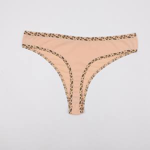 UOKIN için kadın seksi alçak nervürlü tanga külot katı süt-ipek renk baskı desen ile düşük adedi fiyat - Product Image 6