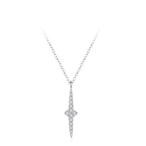 OAHLAN Atacado Luxo Lady S925 Sterling <span class=keywords><strong>Silver</strong></span> Sparkling Zircon Colar Brincos <span class=keywords><strong>Set</strong></span> para Mulheres Fine <span class=keywords><strong>Jewelry</strong></span> <span class=keywords><strong>Set</strong></span> - Product Image 3