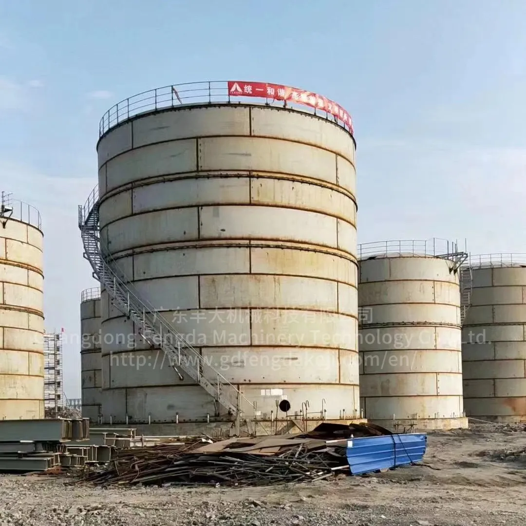Fengda dikey koni çatı büyük yağ depolama tankı satılık yeni 2024
