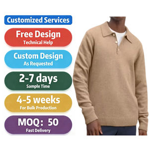 سترة رجالية محبوكة بياقة على شكل V للاستخدام اليومي، بأكمام طويلة، من نسيج بارد الملمس، كارديجان صوف للشتاء - Product Image 5