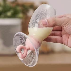 <span class=keywords><strong>Sacaleches</strong></span> de silicona <span class=keywords><strong>manual</strong></span> portátil para colector de leche de bebé silencioso e indoloro personalizado - Product Image 3
