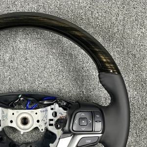 <span class=keywords><strong>พวงมาลัย</strong></span>รถยนต์ไม้พีชแบบกำหนดเอง เหมาะสำหรับรถยนต์โตโยต้า แฮนลัน ดา เวนซ่า เซียนน่า แคมรี่ พรีเมียม อัลลิออน วอกซี่ (2014 - 2021) - Product Image 3