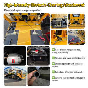 Carro attrezzi Shacman 4x2 da 4 tonnellate con pianale per recupero stradale e incasso veicoli - Product Image 4