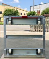 Support d'angle et poignée robustes pour plateforme de palette Euro, à quatre roues, en acier inoxydable, outils OEM, fabrication de tôlerie
