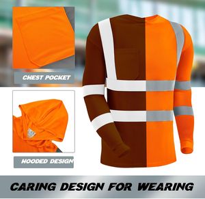 Camisas <span class=keywords><strong>de</strong></span> trabajo <span class=keywords><strong>de</strong></span> <span class=keywords><strong>alta</strong></span> <span class=keywords><strong>visibilidad</strong></span> para la construcción Ropa <span class=keywords><strong>DE</strong></span> SEGURIDAD reflectante con camisetas <span class=keywords><strong>de</strong></span> protección solar - Product Image 2