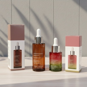 Luxury Empty 30ml Frosted Glass <b>Flat</b> Shoulder Dropper Bottle Screw Cap for Liquid Serum Foundation Lotion Cosmetic Packaging - Product Image 4