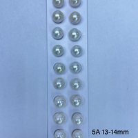 Perles d'eau douce brutes de 13-14 mm, paire assortie, légèrement imparfaites, pour la fabrication de boucles d'oreilles, colliers et pendentifs DIY, vente en gros usine