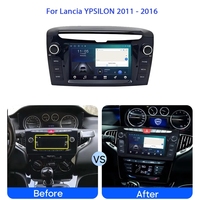 Radio Android para Auto BHNEW con GPS, Navegación, Car Play para Lancia YPSILON 2011-2016, Ventilador de Refrigeración para Tablero, DVR, BT