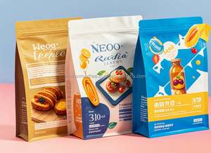 Sacs en papier kraft scellés sur trois côtés, recyclables, résistants à l'humidité, personnalisables, emballage alimentaire numérique pour café, thé, aliments pour animaux de compagnie - Product Image 4