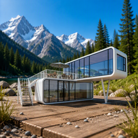 Maisonnette Modulaire Préfabriquée Apple Container avec Salle de Bain Entièrement Finie, Garantie 1 An, Solutions de Design Graphique pour Hôtels
