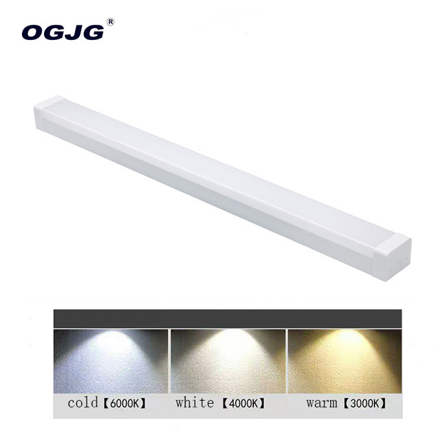 Микроволновый светильник с датчиком движения для лестницы, светодиодный светильник 4 фута, Светодиодный линейный светильник