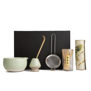 Juego de Té Matcha con Batidor de Bambú, 5 Piezas, Ecológico, Moderno, con Tazón de Cerámica y Boquilla - Product Image 2