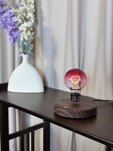 Ampoule décorative suspendue <span class=keywords><strong>arc</strong></span>-<span class=keywords><strong>en</strong></span>-<span class=keywords><strong>ciel</strong></span> <span class=keywords><strong>en</strong></span> forme de cœur à lévitation magnétique - Product Image 2