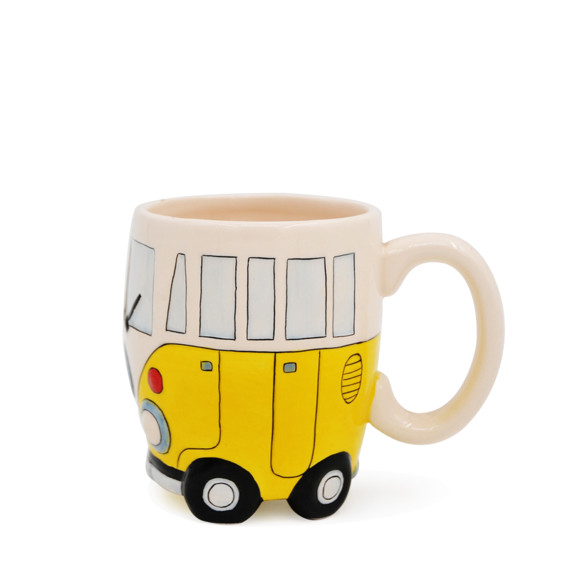 Taza con forma de autobús