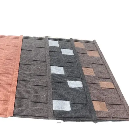 Cheap stone coated metal roof tile /roofing shingle/lowest cost roofing prices