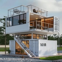 Villa préfabriquée de luxe, kit de maison en acier, villas en acier léger, villa préfabriquée, maison mobile