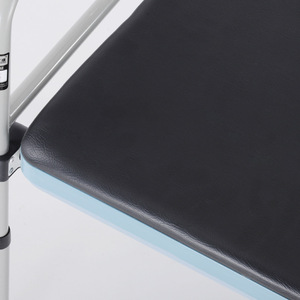 Chaise de toilette pliante réglable en hauteur sur 7 niveaux pour personnes âgées, équipement de sécurité pour la salle de bain - Product Image 3