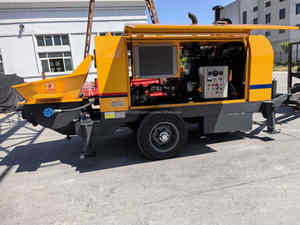 Máquina de bomba de remolque de hormigón HBTSC40 Bomba de remolque de hormigón para proyecto de construcción - Product Image 6