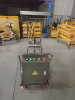 Chariot à ciseaux électrique ou table élévatrice jusqu'à 3 m de hauteur de levage et 1000 kg de capacité