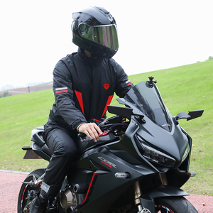 Ensemble imperméable réfléchissant coupe-vent en polyester pour <span class=keywords><strong>moto</strong></span>/vélo électrique, personnalisé en usine, réutilisable, pour <span class=keywords><strong>homme</strong></span> (veste et <span class=keywords><strong>pantalon</strong></span> séparés) - Product Image 1
