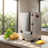 Coupe-légumes électrique commercial en acier inoxydable, trancheuse multifonctionnelle pour fruits, râpe et hachoir pour légumes racineux