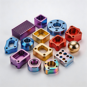 Piezas de aluminio mecanizadas por CNC de alta precisión |   Fresado, Brochado y Torneado de 5 Ejes |   para mecanizado |   Componentes OEM Personalizados Anodizados - Product Image 1
