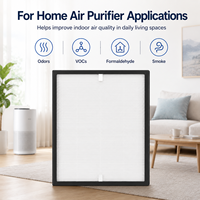 Filtre à air HEPA H13 H14 sur mesure avec filtre à charbon actif, filtre composite pour purificateur d'air
