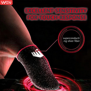 Fundas para Dedos para Juegos en Pantalla Táctil, Guantes para Puntas de Dedos, Accesorios Duraderos para Juegos Móviles, Fundas Delgadas Anti-Sudor - Product Image 2