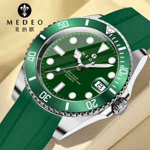 <span class=keywords><strong>Montre</strong></span> de poche de luxe pour homme, 20 BAR, <span class=keywords><strong>plongée</strong></span>, <span class=keywords><strong>bracelet</strong></span> en acier de 42 mm, marques luminescentes, mouvement automatique, <span class=keywords><strong>montre</strong></span> mécanique - Product Image 1