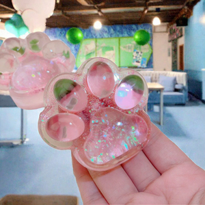 Jouet Squishy Patte de Chat en TPR, Gelée de Fruits Cristallins Kawaii, Anti-Stress, Cadeau Unisexe pour Enfants et Adultes, Jouet de Décompression Patte de Chaton - Product Image 3