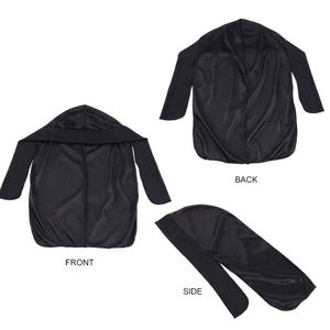 Durags en Soie Personnalisables à Faible MOQ avec Logo, Couleurs Unies, Longue Queue, Bandanas Extensibles – Vente en Gros - Product Image 3