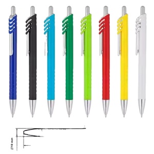 Bolígrafo Deportivo Blanco de Plástico de 1.0 mm con Impresión de Logotipo Personalizado para Regalos Promocionales - Product Image 3