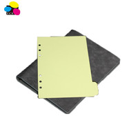 Carpeta Manila A4/Letter de Tres Colores con 25 Separadores Insertables, Transparente, Ecológica, con Impresión Personalizada para Oficina