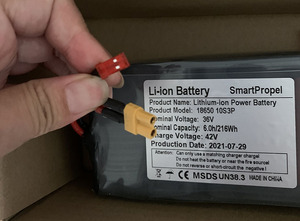 スマートプロペルスクーターバッテリー 36V 6Ah 7.8Ah 10.5Ah リチウムバッテリー 電動スクーターバッテリー 36V - Product Image 5