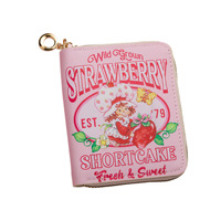 Portefeuille pour femme MXM Fashion, motif dessin animé, fille fraise, porte-monnaie mignon pour étudiante, sac tendance pour enfants