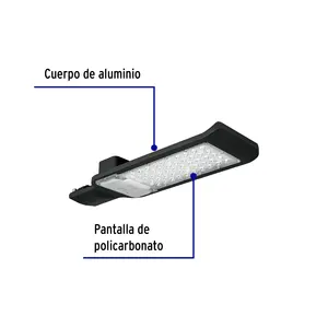 Master con 12 Unidades Luminaria suburbana plana de 50 W LED de alta intensidad - Product Image 2