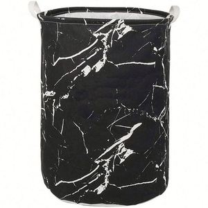 Cesto de Almacenamiento Redondo Plegable de Lona de Algodón con Diseño de Animales, Organizador para el Hogar con Cuerda Resistente para Ropa de Niños - Product Image 4