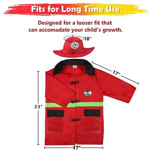 Conjuntos de ropa profesional para niños, Disfraces de Halloween, bomberos, soldado, trabajo, juego de rol - Product Image 3