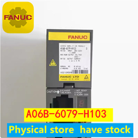 Unidad de Accionamiento de Servoamplificador AC FANUC A06B-6079-H103 12A 24V con Certificación CE para Máquina CNC en Stock