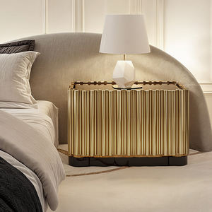 China Foshan Fabricante de muebles Marca <span class=keywords><strong>italiana</strong></span> Moderno Minimalista Lujo Sinfonía Mesita de noche Precio asequible - Product Image 2