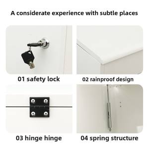 <span class=keywords><strong>Boîte</strong></span> <span class=keywords><strong>aux</strong></span> <span class=keywords><strong>lettres</strong></span> intelligente en métal antirouille en gros <span class=keywords><strong>Boîte</strong></span> de livraison de <span class=keywords><strong>lettres</strong></span> étanche sur pied Grande conception de sécurité extérieure pour la maison - Product Image 5