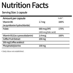 Integratore per il Cervello per Memoria e Concentrazione, Nootropici Clinicamente Testati per Chiarezza Mentale e Miglioramento Cognitivo - Product Image 2