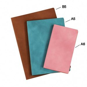 Classic Journal Manufacturer Custom A5 Hardcover PU Leather High Quality 100 Sheets Thread <b>Sewing</b> Spiral Binding Notebook - Product Image 3