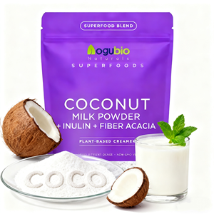 Aogubio Fornece Pó de Mistura de Leite de Coco de Grau Alimentício, Pó de Leite de Coco Orgânico + Inulina + Fibra de Acácia - Product Image 2