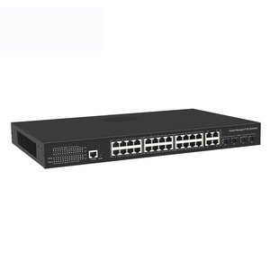 <span class=keywords><strong>Switch</strong></span> Gestito 24 Porte 10/100/1000T 802.3at PoE+ con 4 Porte Gigabit <span class=keywords><strong>TP</strong></span>/SFP Combo - Product Image 1