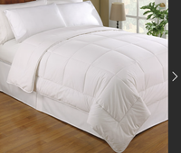 Vente en gros de couettes en duvet d'oie, tissu de literie 250 cm, modal et polyester nylon, couleur blanche