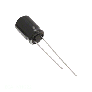 Condensador Original CAP ALUM 220UF 20% 35V RADIAL TH de Orificio Pasante ECA-1VHG221 220 uF - Product Image 1
