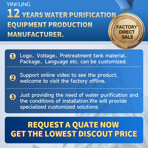 Système de filtration d'eau pure par osmose inverse RO avec pompe à réservoir sous pression PLC et moteur - 8000L/heure Haute capacité - Product Image 2