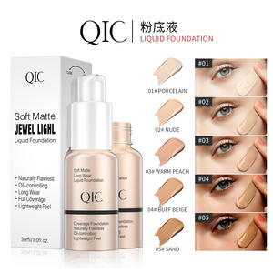 Maquillage Matte Oil Control Concealer Foundation Cream Long Lasting Waterproof Matte Liquid Longwear Foundation Makeup - Product Image 4